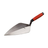 Marshalltown Brick Trowel 12" London Pattern, Soft Grip Handle - Technique Tools